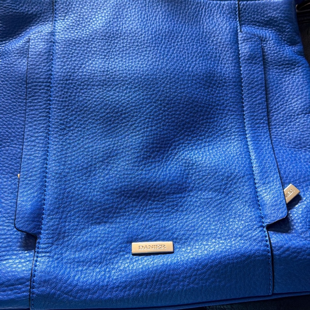 Danier Vibrant Blue Leather Shoulder Bag